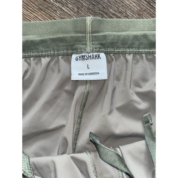 Gymshark Men’s Large Studio Joggers Slim Fit Lightweight Stretch Pants Green - Picture 8 of 11